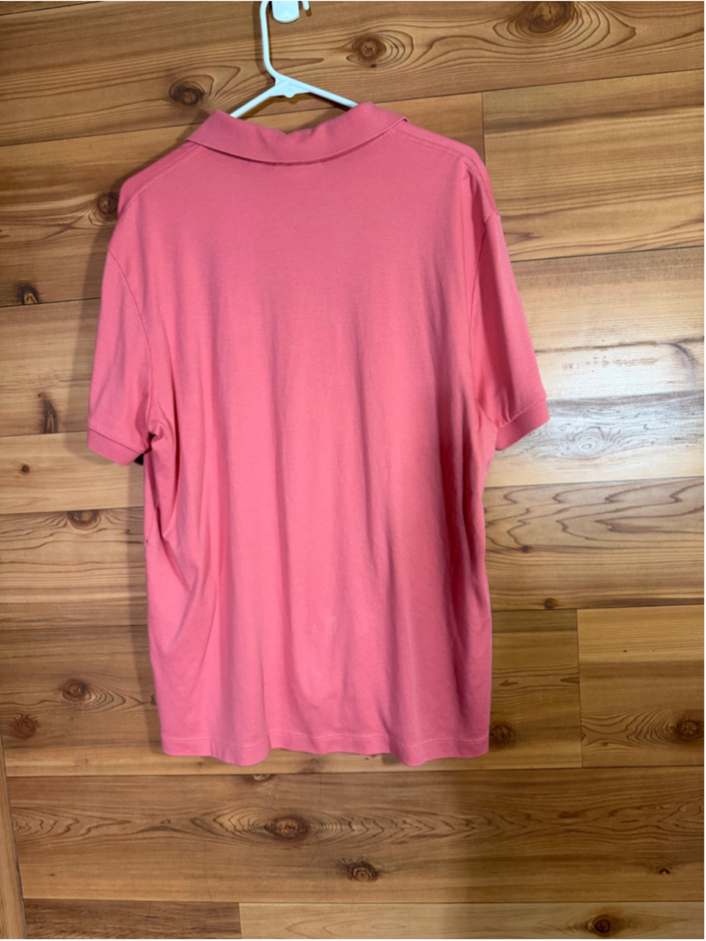 Lacoste Coral peach Regular Fit Polo Shirt mens size XL - Picture 3 of 9